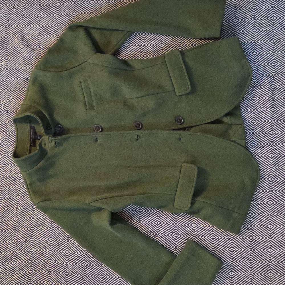 Banana Republic Olive Button-Up Jacket